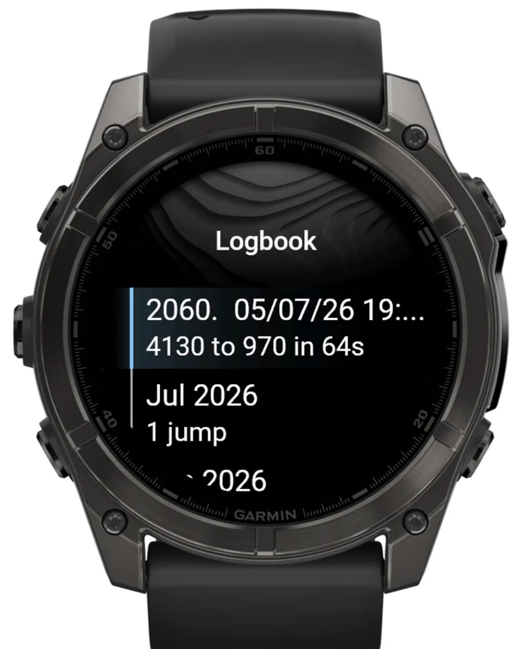 Jump logbook
